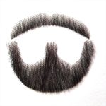 100-Human-Hair-Fake-Face-Beard-Mustache-Black-Color-for-Adults-Men-Realistic-Makeup-Lace-Invisible