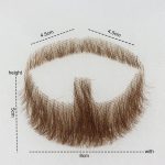 100-Human-Hair-Fake-Face-Beard-Mustache-Black-Color-for-Adults-Men-Realistic-Makeup-Lace-Invisible